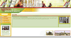 Desktop Screenshot of marquet-immobilier.fr